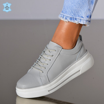  Adidasi Dama Piele Naturala Diago Gri- Need 4 Shoes