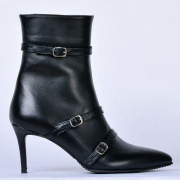 Botine Piele Naturala Marvile Negre- Need 4 Shoes