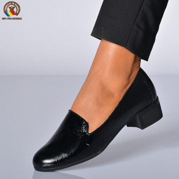 Pantofi Cu Toc Piele Naturala Marinette Negri-Need 4 Shoes