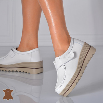 Pantofi Dama Piele Naturala Corso 5 Albi- Need 4 Shoes