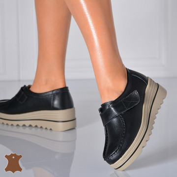 Pantofi Dama Piele Naturala Corso 5 Negri - Need 4 Shoes