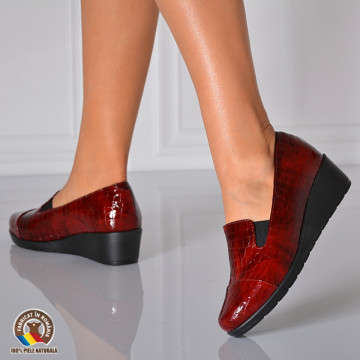 Pantofi Dama Piele Naturala Crina Bordo- Need 4 Shoes