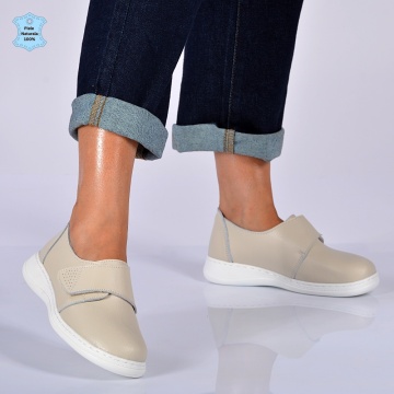 Pantofi Dama Piele Naturala Dana Bej- Need 4 Shoes