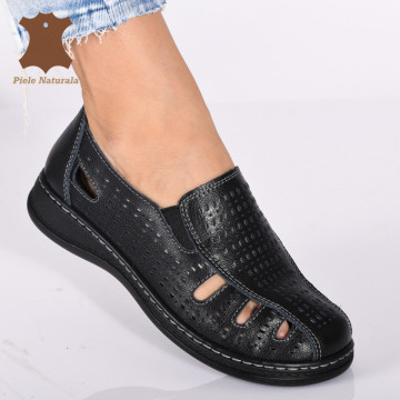 Pantofi Dama Piele Naturala Eden Negri- Need 4 Shoes