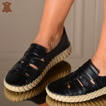 Pantofi Dama Piele Naturala Flavia Negri- Need 4 Shoes