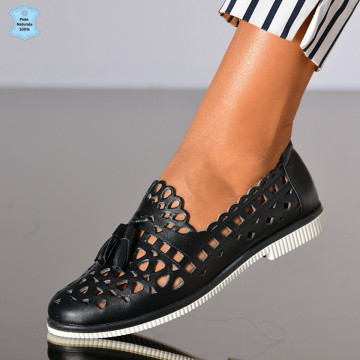 Pantofi Dama Piele Naturala Wendy Negri- Need 4 Shoes