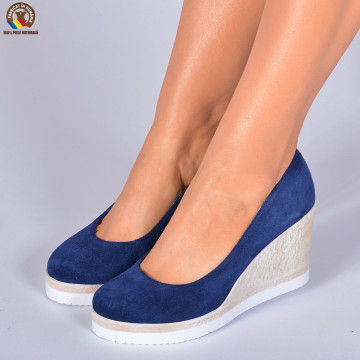 Pantofi Dama Piele Naturala Zelyna 2 Navy