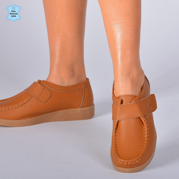Pantofi Dama Piele Naturala Zora 4 Camel- Need 4 Shoes