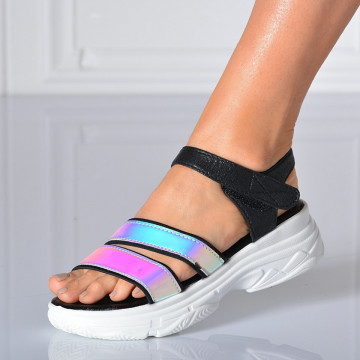 Sandale Cu Platforma Nisryn Albastre- Need 4 Shoes