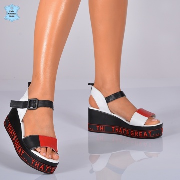 Sandale Dama Piele Naturala Mirabell Negre- Need 4 Shoes