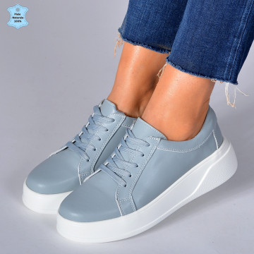 Adidasi Dama Piele Naturala Ares Gri- Need 4 Shoes