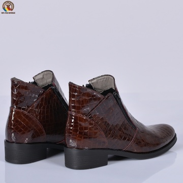 Ghete Dama Piele Naturala Bety 3 Maro- Need 4 Shoes