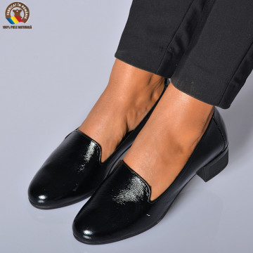 Pantofi Cu Toc Piele Naturala Marinette Negri-Need 4 Shoes