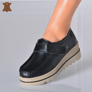 Pantofi Dama Piele Naturala Corso 5 Negri - Need 4 Shoes
