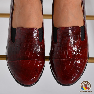 Pantofi Dama Piele Naturala Crina Bordo- Need 4 Shoes