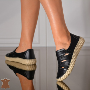 Pantofi Dama Piele Naturala Flavia Negri- Need 4 Shoes