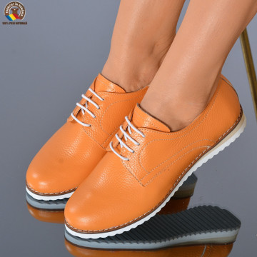 Pantofi Dama Piele Naturala Hatice Mustar