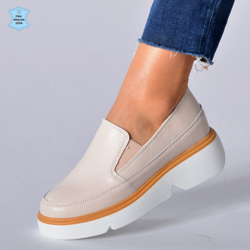 Pantofi Dama Piele Naturala Isadora Roz- Need 4 Shoes
