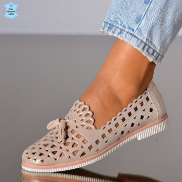 Pantofi Dama Piele Naturala Wendy 2 Roz- Need 4 Shoes