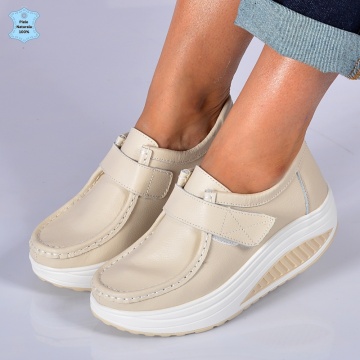 Pantofi Dama Piele Naturala Zena 8 Bej- Need 4 Shoes