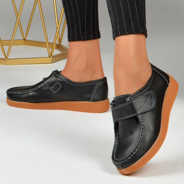 Pantofi Dama Piele Naturala Zora 4 Negri - Need 4 Shoes