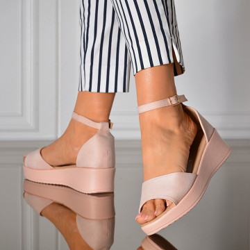 Sandale Cu Platforma Iriana Roz- Need 4 Shoes