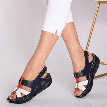 Sandale Cu Platforma Marta Navy- Need 4 Shoes