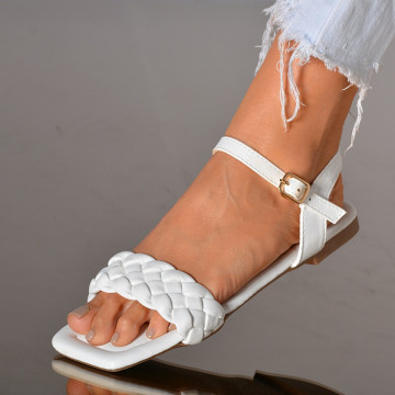 Sandale Dama Sany Albe- Need 4 Shoes
