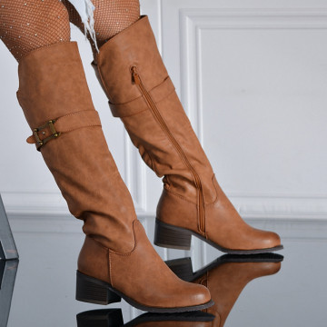 Cizme Dama Imblanite Mell Camel- Need 4 Shoes