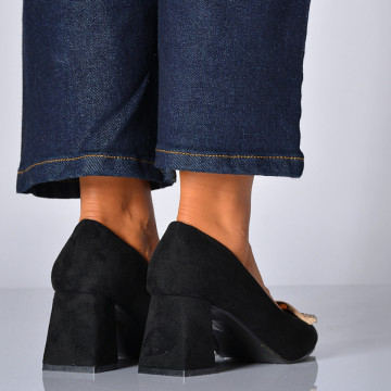 Pantofi Cu Toc Dama Hera Negri - Need 4 Shoes