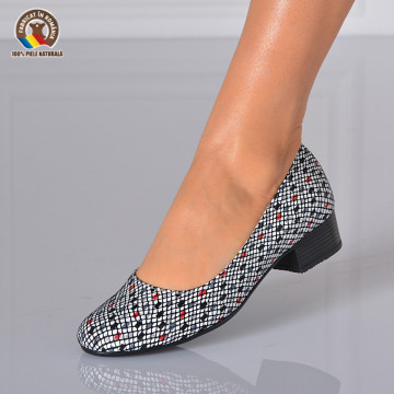 Pantofi cu toc Piele Naturala Cairo Color- Need 4 Shoes