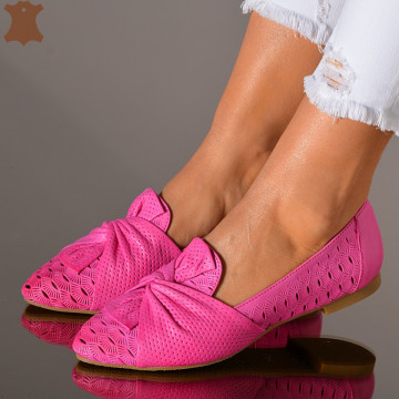 Pantofi Dama Piele Naturala Alma 3  Fuchsia- Need 4 Shoes