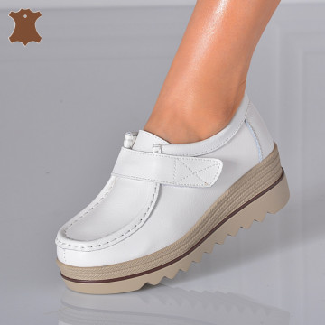 Pantofi Dama Piele Naturala Corso 5 Albi- Need 4 Shoes