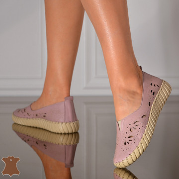 Pantofi Dama Piele Naturala Dalina Lila- Need 4 Shoes