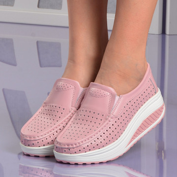 Pantofi Dama Piele Naturala Jet Roz- Need 4 Shoes