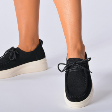 Pantofi Dama Piele Naturala Marllen Negri - Need 4 Shoes