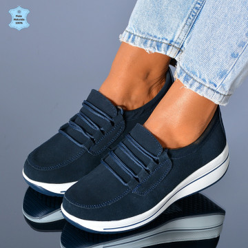 Pantofi Dama Piele Naturala Santa 2 Navy- Need 4 Shoes