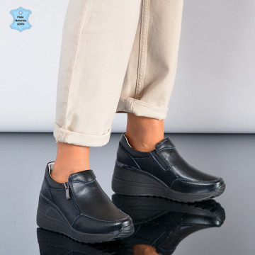 Pantofi Dama Piele Naturala Zamora Negri- Need 4 Shoes