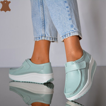 Pantofi Dama Piele Naturala Zena 6 Azur- Need 4 Shoes
