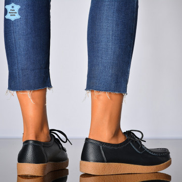 Pantofi Dama Piele Naturala Zora 3 Negri - Need 4 Shoes
