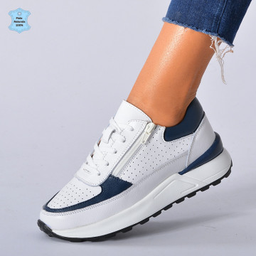 Adidasi Dama Piele Naturala Ellen Navy- Need 4 Shoes