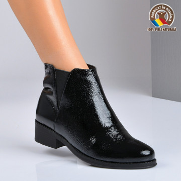 Botine Piele Naturala Mirela 2 Negre- Need 4 Shoes