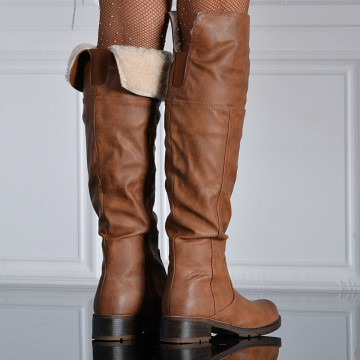 Cizme Dama Imblanite Viva Camel- Need 4 Shoes