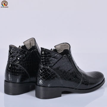 Ghete Dama Piele Naturala Bety 3 Negre - Need 4 Shoes