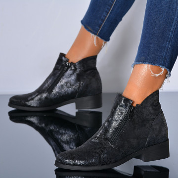 Ghete Dama Piele Naturala Bety Gri- Need 4 Shoes