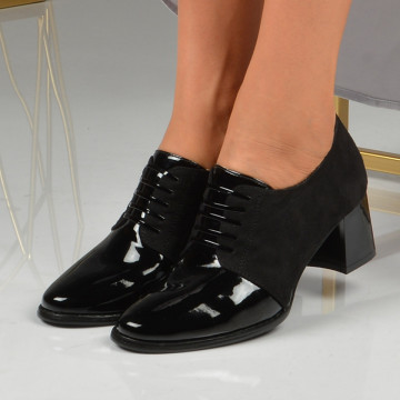 Pantofi Cu Toc Dama Alvin Negri - Need 4 Shoes