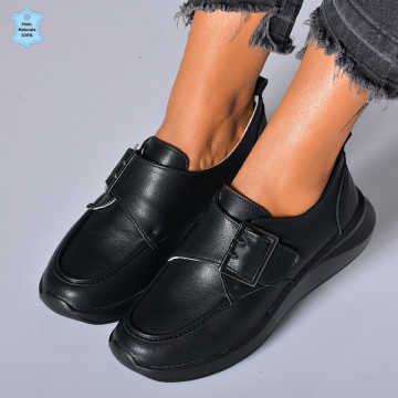 Pantofi Dama Piele Naturala Azdra Negri- Need 4 Shoes