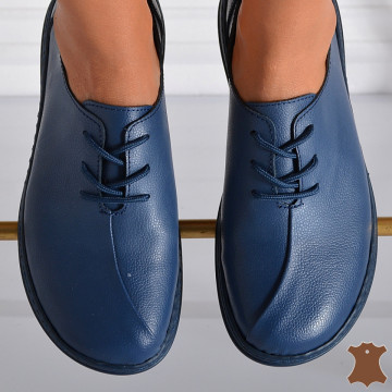 Pantofi Dama Piele Naturala Letitia Navy- Need 4 Shoes