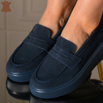 Pantofi Dama Piele Naturala Nadira Navy- Need 4 Shoes