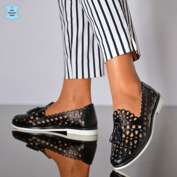 Pantofi Dama Piele Naturala Wendy 2 Negri- Need 4 Shoes